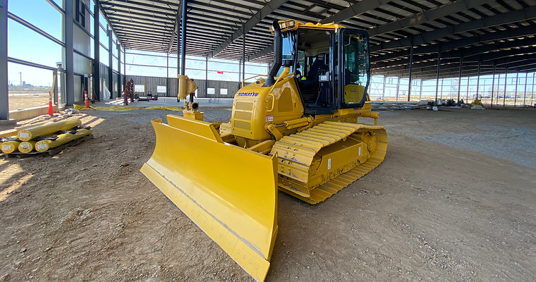 Komatsu D51 with Laser Controls